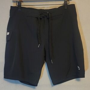 Baleaf Men's Black Swim Board Shorts. Size M